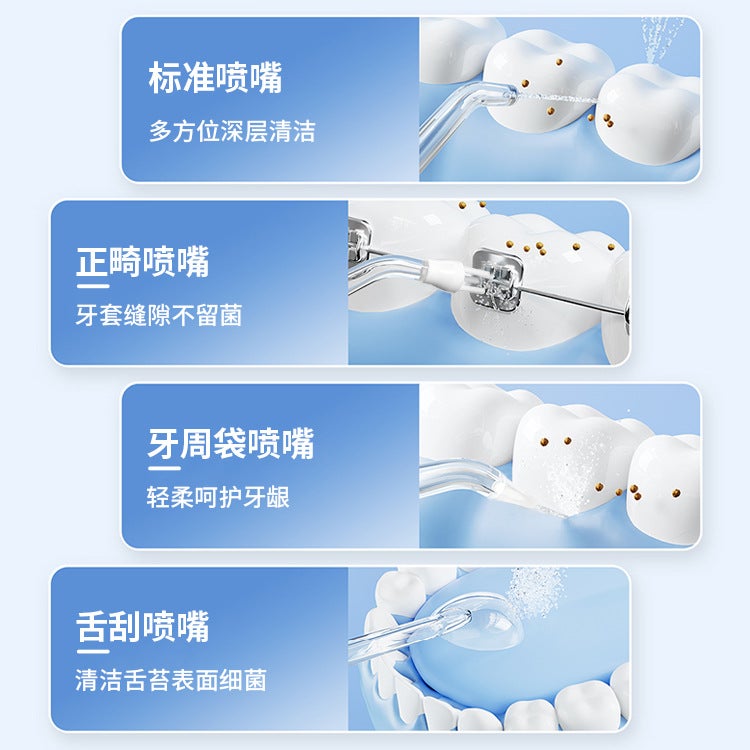 Portable Electric Tooth Rinser – Waterproof Oral Flosser for Adults - Image 5
