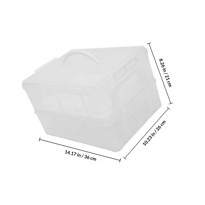 Cake Carrier Cake Box Handheld Cake Case Dessert Carrying Box Cake Container - Image 2