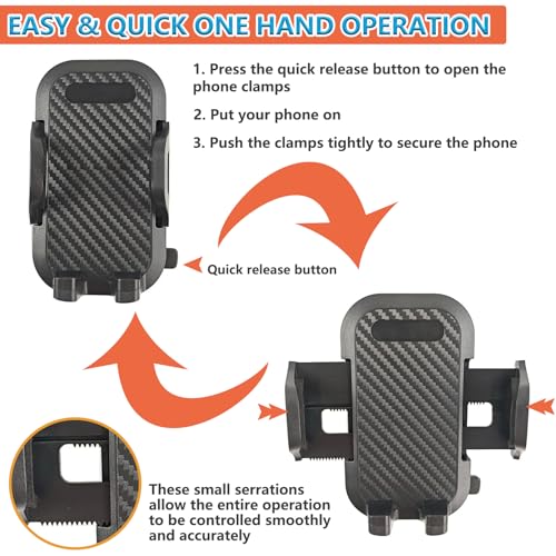 Wocch Phone Mount for 2024 2025 Jeep Wrangler JL JLU Gladiator JT (NOT for Wrangler 4XE) Multi-Mount Phone Holder Dash Mount System Kit Accessories with Dashboard Tray Storage Box - Image 4