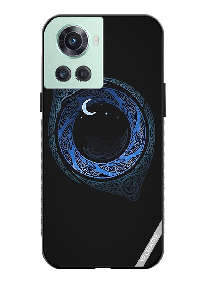 VR CREATIVE Protective Case Cover For OnePlus 10R Moonlight Design Multicolour - Image 1