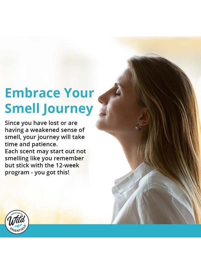 mEssentials Wild Smell Retraining Kit Nasal Inhalers, Made in The USA, Pure Oils, Olfactory Therapy, Loss of Smell, Aromatherapy White, White, Small-Medium - Image 5