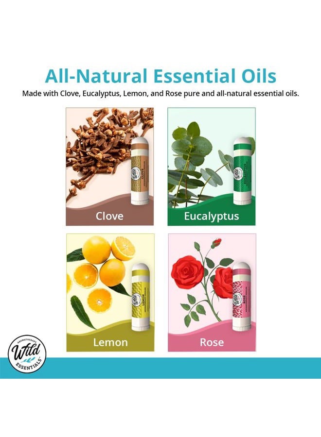 mEssentials Wild Smell Retraining Kit Nasal Inhalers, Made in The USA, Pure Oils, Olfactory Therapy, Loss of Smell, Aromatherapy White, White, Small-Medium - Image 4