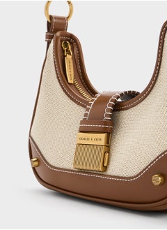 Charles & Keith Winslet Belted Hobo Bag  - Image 4