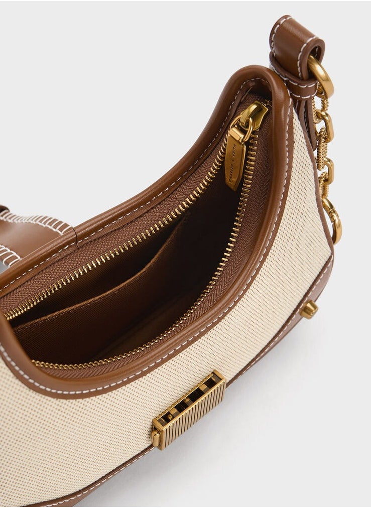 Charles & Keith Winslet Belted Hobo Bag  - Image 5