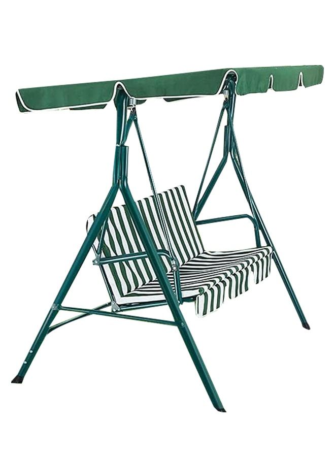 Yulan Outdoor Patio Swing Chair, Adjustable Canopy Swing with Removable Cushion Weather Resistant Powder Coated Steel Frame for Patio, Garden, Poolside, Balcony, Backyard (2 Seater) SW001-0369 - Image 4