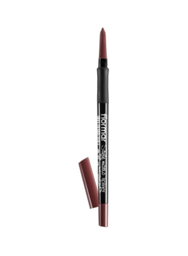 flormar Style Matic Lipliner L12 Nude & Weightless HD Matte Lipstick 013 Perfect Bordeaux Bundle - Image 2
