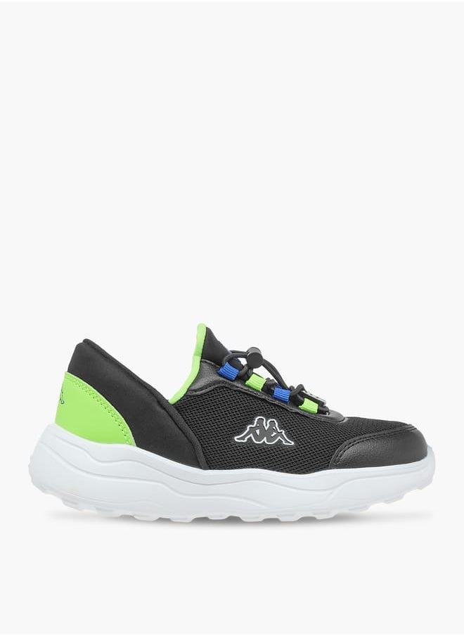 Kappa Boys Colourblock Sports Shoes with Adjustable Cord Lock Closure  - Image 3