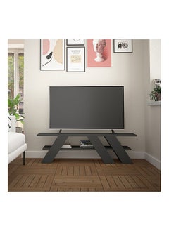 Mourah Home Fella Tv Stand Up To 55 Inches With Storage - Dark Grey - 2 Years Warranty  - Image 1