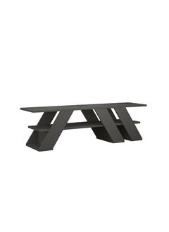 Mourah Home Fella Tv Stand Up To 55 Inches With Storage - Dark Grey - 2 Years Warranty  - Image 2