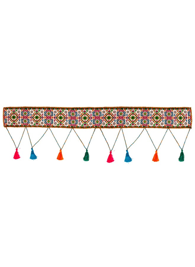 AL SANIDI Heritage Decor with a Strip of Ornamentation Beige  Size 20*200 Cm  - Image 1