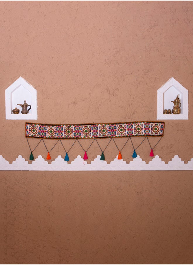 AL SANIDI Heritage Decor with a Strip of Ornamentation Beige  Size 20*200 Cm  - Image 2