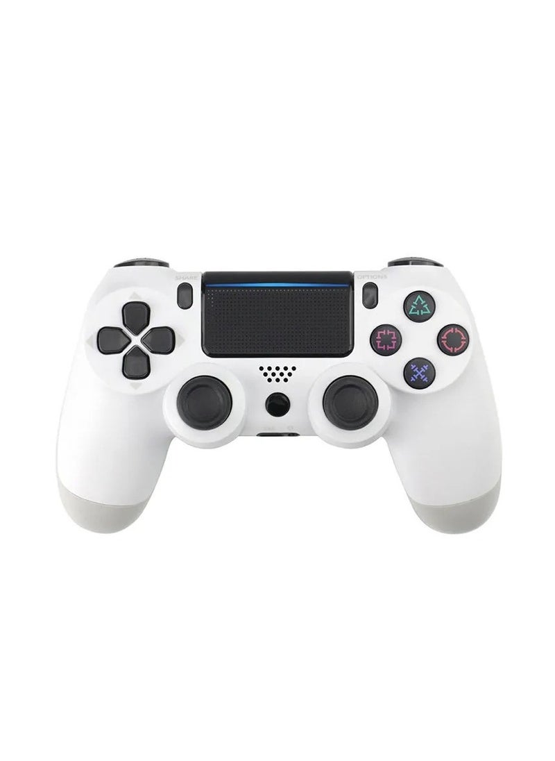 من أفضل الخيارات هو "يد تحكم لاسلكية لجهاز PS4 بتقنية البلوتوث، مزدوجة الطرفين مع مقبض بنمط الثلج، تحكم لعبة لوحدات الألعاب."