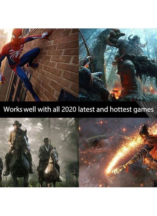 من أفضل الخيارات هو "يد تحكم لاسلكية لجهاز PS4 بتقنية البلوتوث، مزدوجة الطرفين مع مقبض بنمط الثلج، تحكم لعبة لوحدات الألعاب."