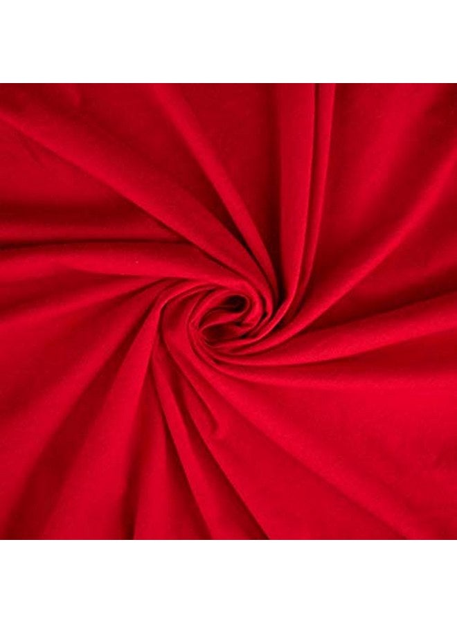 SHEETWORLD.COM SheetWorld Fitted 100% Cotton Jersey Pack N Play Sheet Fits Graco 27 x 39, Solid Red, Made in USA - Image 3