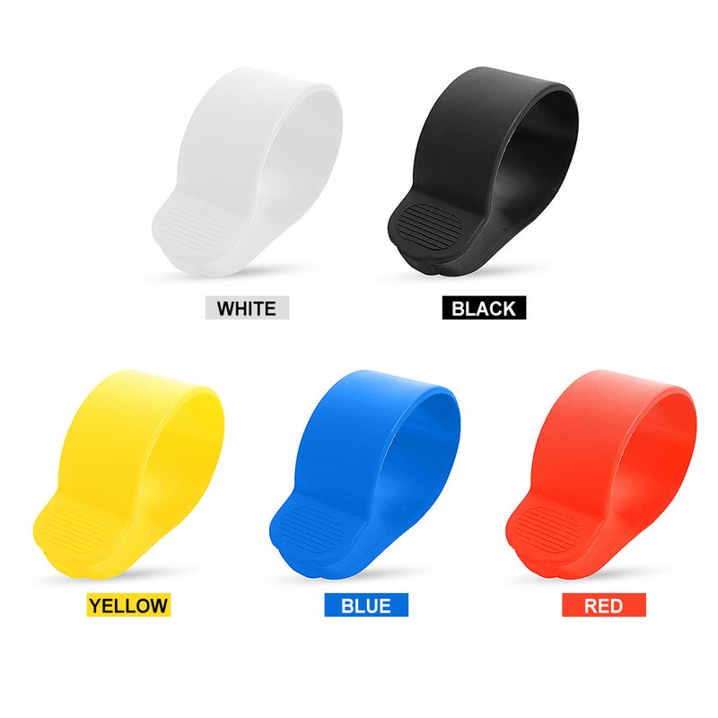 Throttle Accelerator Sleeve: Blue High Intensity Silicone - Wear-resistant Water-resistant Throttle Accelerator Cover for Electric Scooters, Easy Install Hand Fatigue Reduction - Image 2