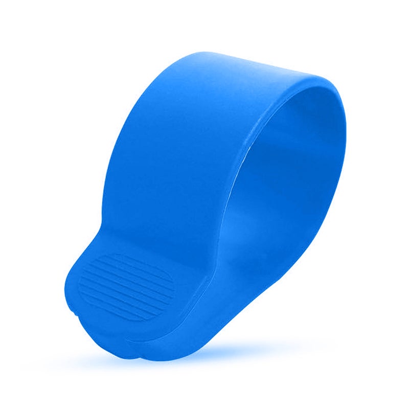 Throttle Accelerator Sleeve: Blue High Intensity Silicone - Wear-resistant Water-resistant Throttle Accelerator Cover for Electric Scooters, Easy Install Hand Fatigue Reduction - Image 1