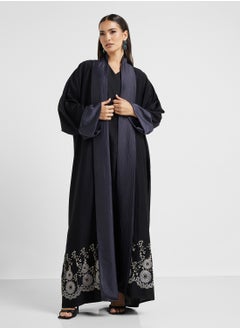 hayas closet Open front  flared sleeve abaya  - Image 5
