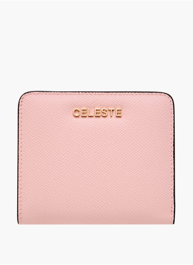 Celeste Women Textured Wallet with Button Closure  - Image 1