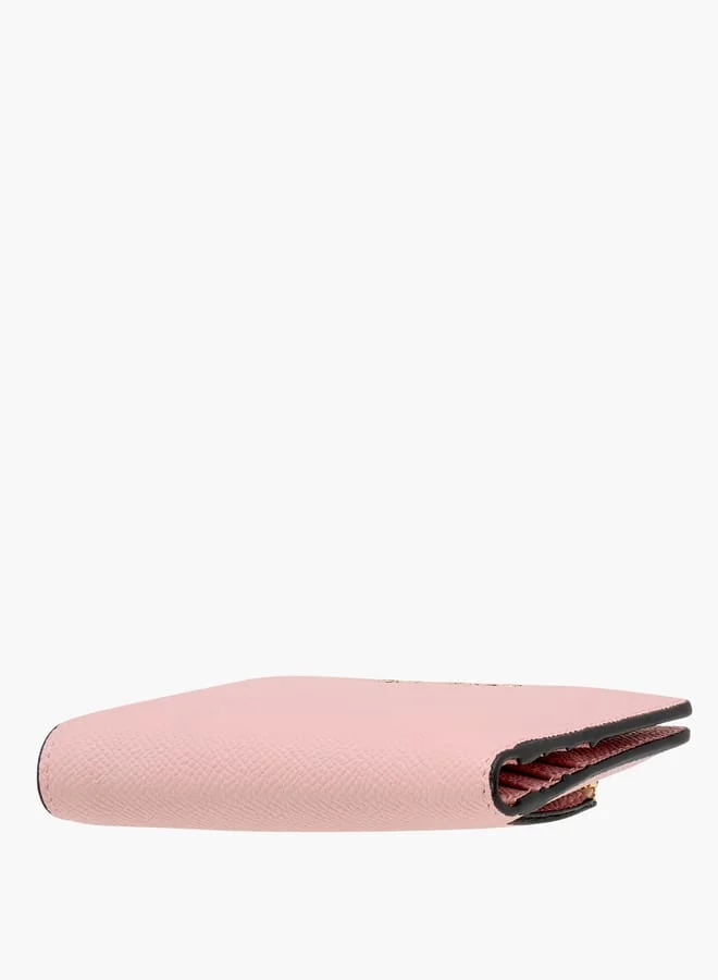 Celeste Women Textured Wallet with Button Closure