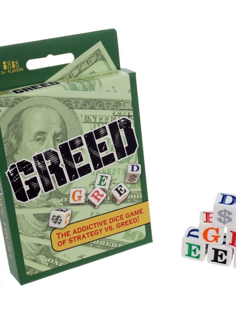 TDC Games TDC Games Greed Dice Game - Great for Party Favors, Family Games, Stocking Stuffer, Travel Games, and Camping Games, Dice Games for Adults, Fun Games for Family Game Night  - Image 1