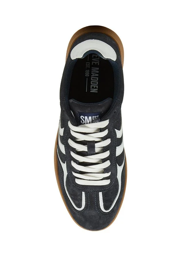 Steve Madden Carson Navy Suede Sneakers