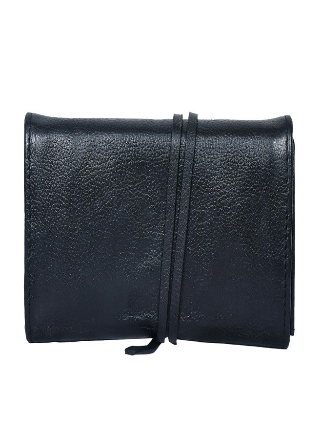 Celtic Premium Export Leather Travel Clutch| Multi Card Holder with Secure Wrap Strap & ID Window - Image 1