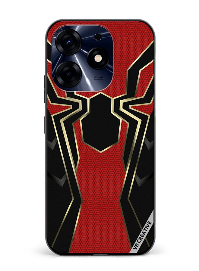 VR CREATIVE Protective Case Cover For Tecno Spark 10 Pro Spiderman Vector Design Multicolour - Image 1