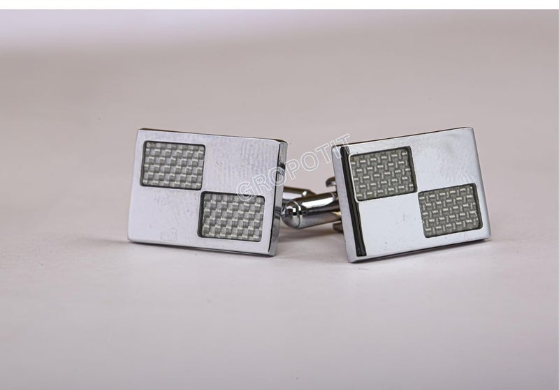 GROPOTIT Unique Designer Cufflinks | Men's Jewellery | Formal Shirt Sleeve Button | Sleeve-Link For shirt, Suit, Blazer | Birthday Gift For Men Anniversary Gift for Husband,Groom's Wedding - Image 1