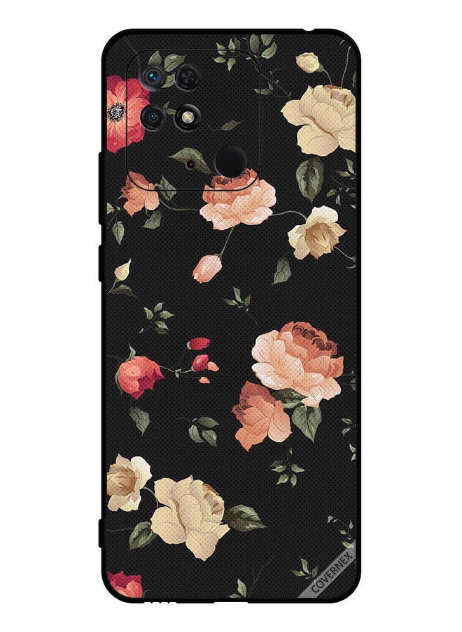 Covernex Protective Case Cover For Xiaomi Redmi 10C Colorful Lotus  - Image 1