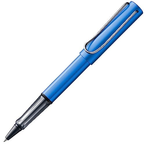 Lamy ALstar oceanblue Rollerball Pen pen with transparent ergonomic grip line width M lightweight aluminum body including rollerball refill M 63 in black - Image 1