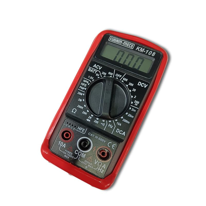KUSAM-MECO KUSAMMECO 3 DIGIT 1999 Counts Digital Multimeter KM 1088 Functions With 23 RangesEasy To Operate 1 Year Warranty  - Image 5