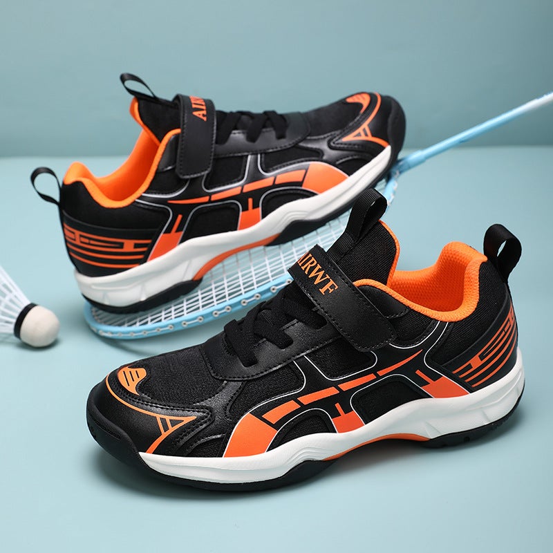 Children''s Badminton Shoes for Girls New Professional Competition Sports Shoes Breathable Mesh Non-Slip Table Tennis Shoes for Men - Image 1