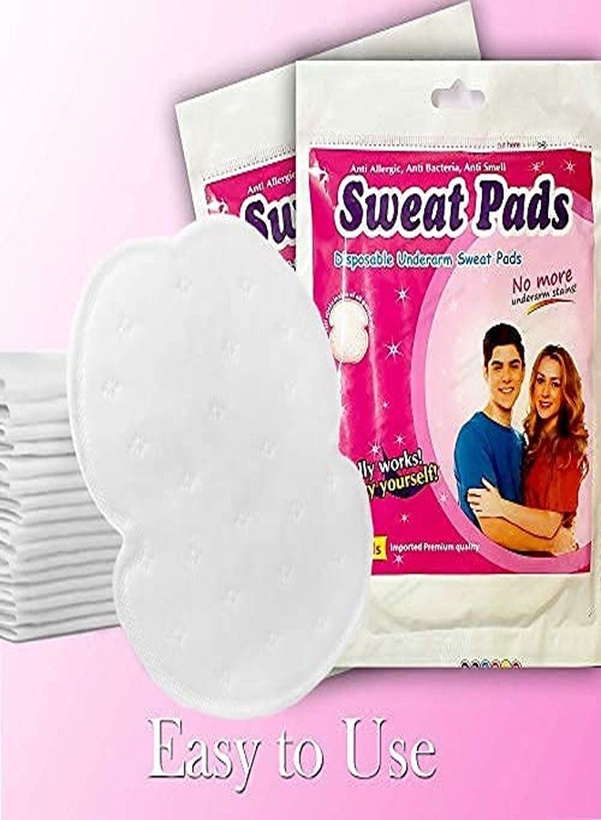 Buyntry Underarms Sweat Pads Disposable Highly Absorbent Sweat Pads Cotton Anti Allergic, Anti Bacteria, Anti Smell For Men And Women (Pack of 20) - Image 1