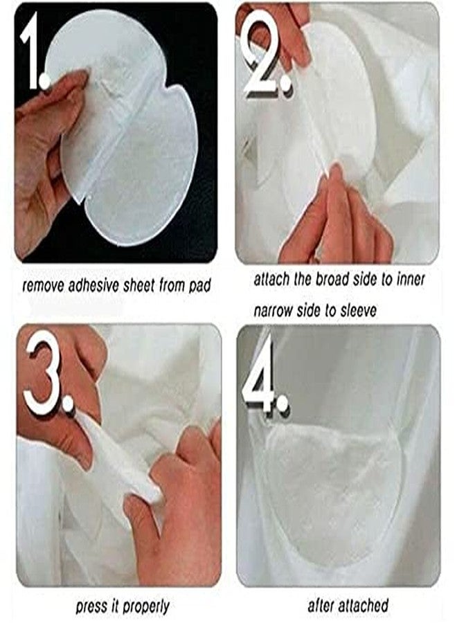 Buyntry Underarms Sweat Pads Disposable Highly Absorbent Sweat Pads Cotton Anti Allergic, Anti Bacteria, Anti Smell For Men And Women (Pack of 20) - Image 2