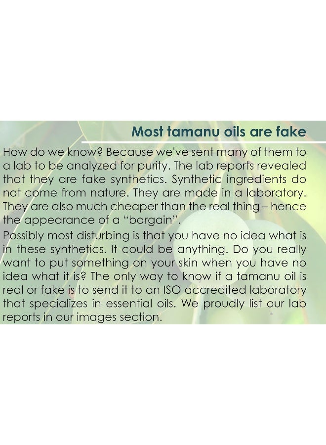 PUR360 Tamanu Oil - Pure Cold Pressed and Unrefined - Image 2