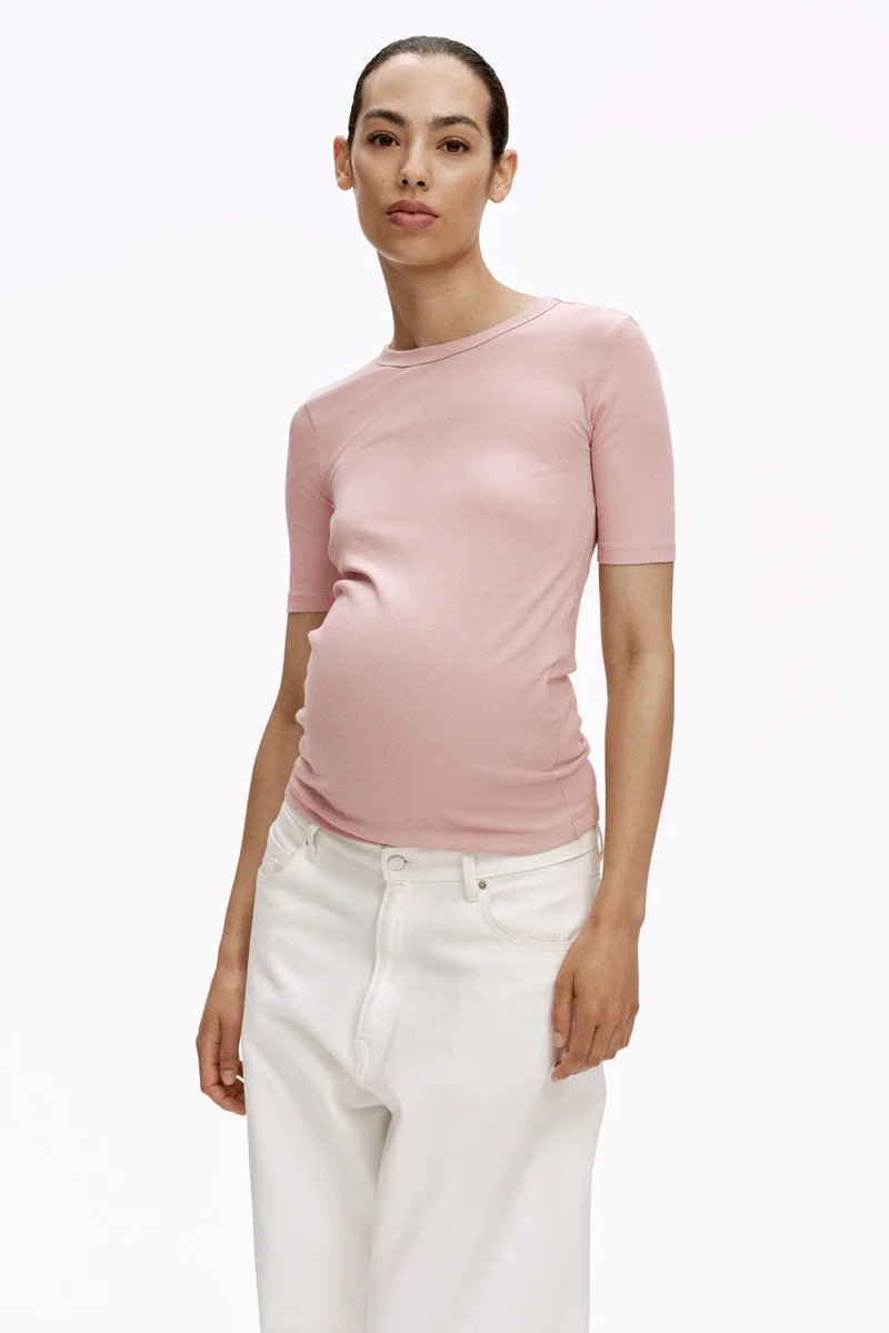 MAMA Ribbed T-shirt