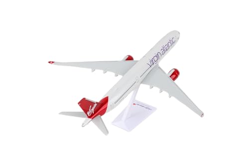 SkyMarks Virgin Atlantic Airways Airbus A350-1000 1/250 Scale Model – 12” Length, 10.5” Wingspan – Officially Licensed Collectible Airplane with Display Stand – Ages 14+ - Image 4