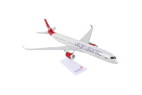 SkyMarks Virgin Atlantic Airways Airbus A350-1000 1/250 Scale Model – 12” Length, 10.5” Wingspan – Officially Licensed Collectible Airplane with Display Stand – Ages 14+ - Image 1
