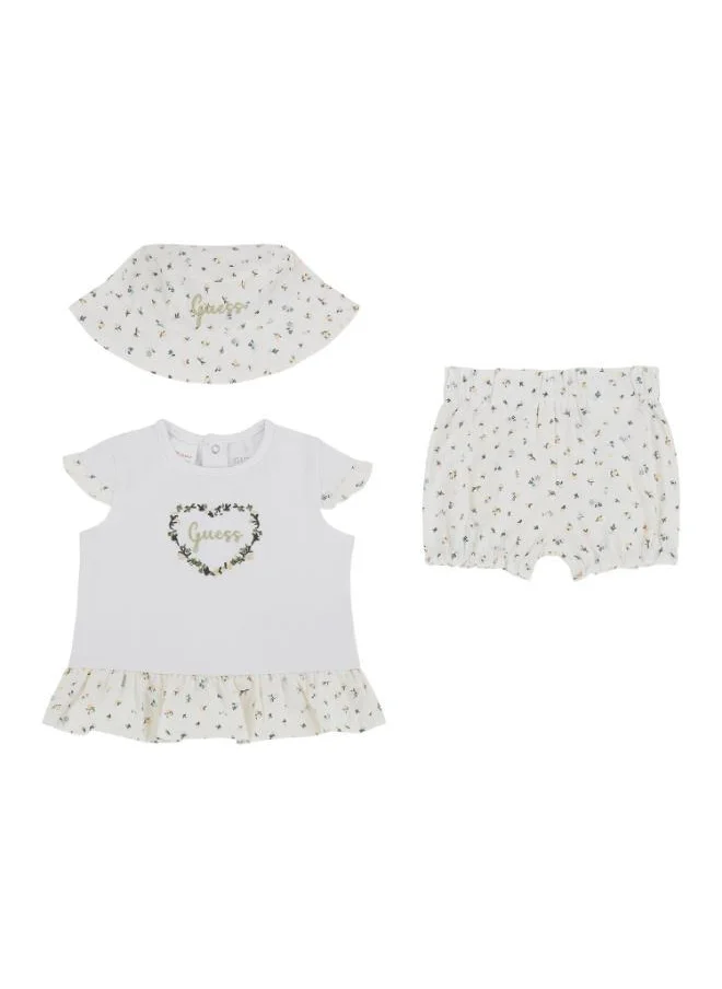 GUESS Kids Short Sleeve T-Shirt And Shorts Set
