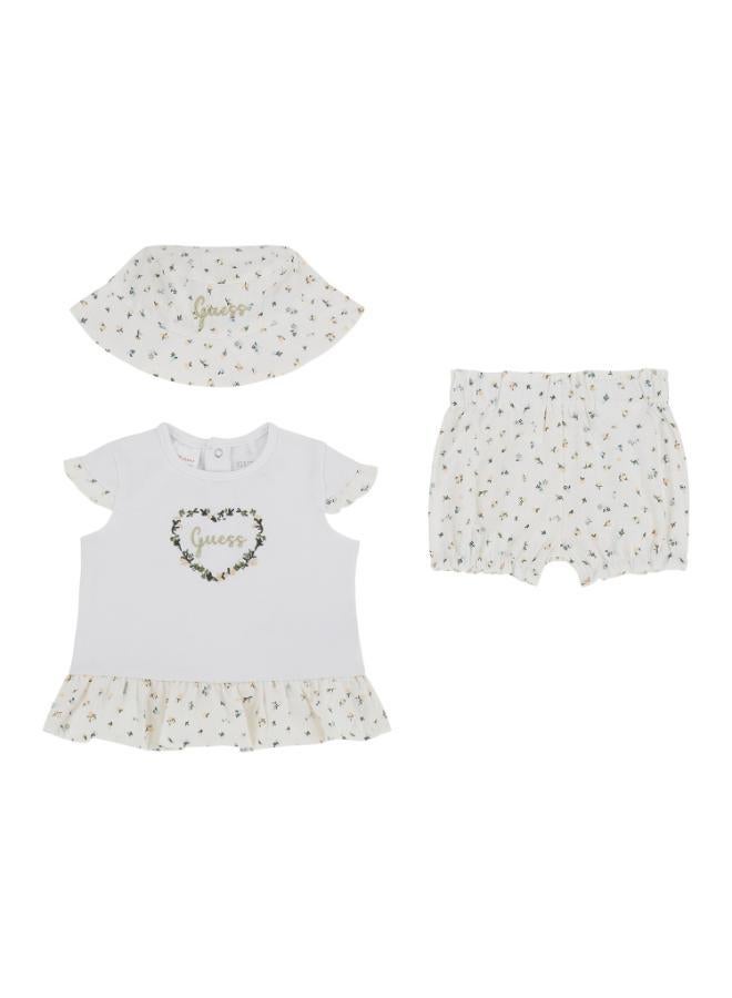 GUESS Kids Short Sleeve T-Shirt And Shorts Set  - Image 1