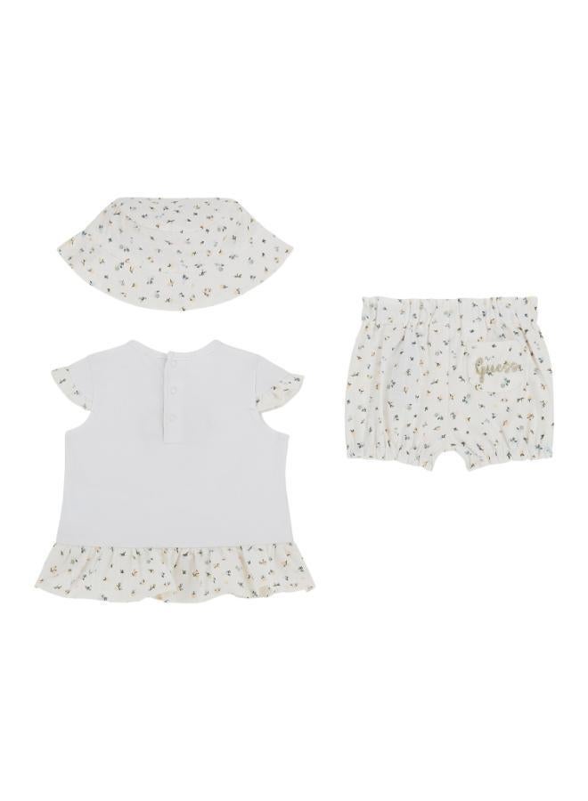 GUESS Kids Short Sleeve T-Shirt And Shorts Set  - Image 2