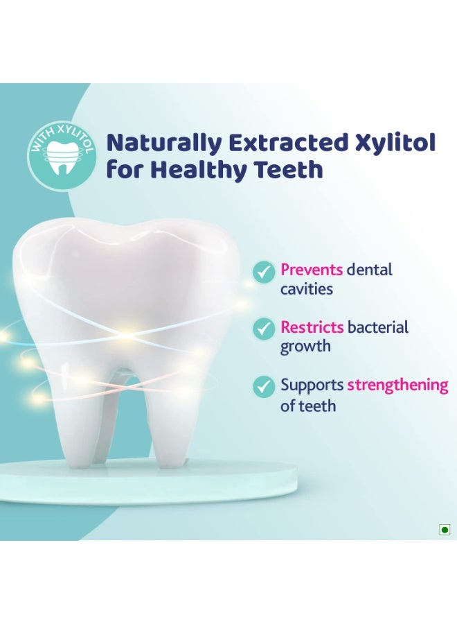 شيكو معجون أسنان للأطفال الأفضل للرضع (1 سنة و6 سنوات) بنكهة الفراولة 50 جرام خالٍ من الفلورايد ومنخفض الكشط يزيل البلاك ويساعد على منع التسوس - Image 3