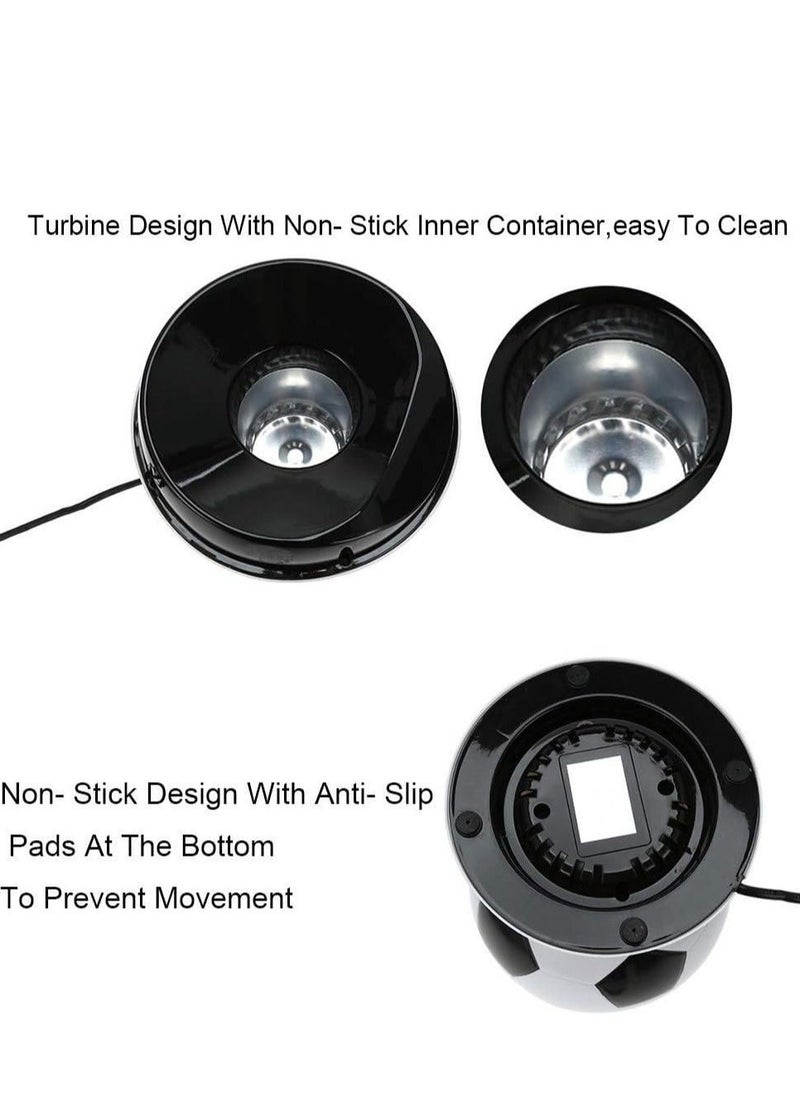 JAJEEK Mini Hot Air Popcorn Maker, 1200W | Soccer, Basketball, Volleyball Style Popcorn Machine | Oil-Free, Healthy Snacks | Perfect for Family Movie Nights, Parties, Football Games, and Events - Image 4