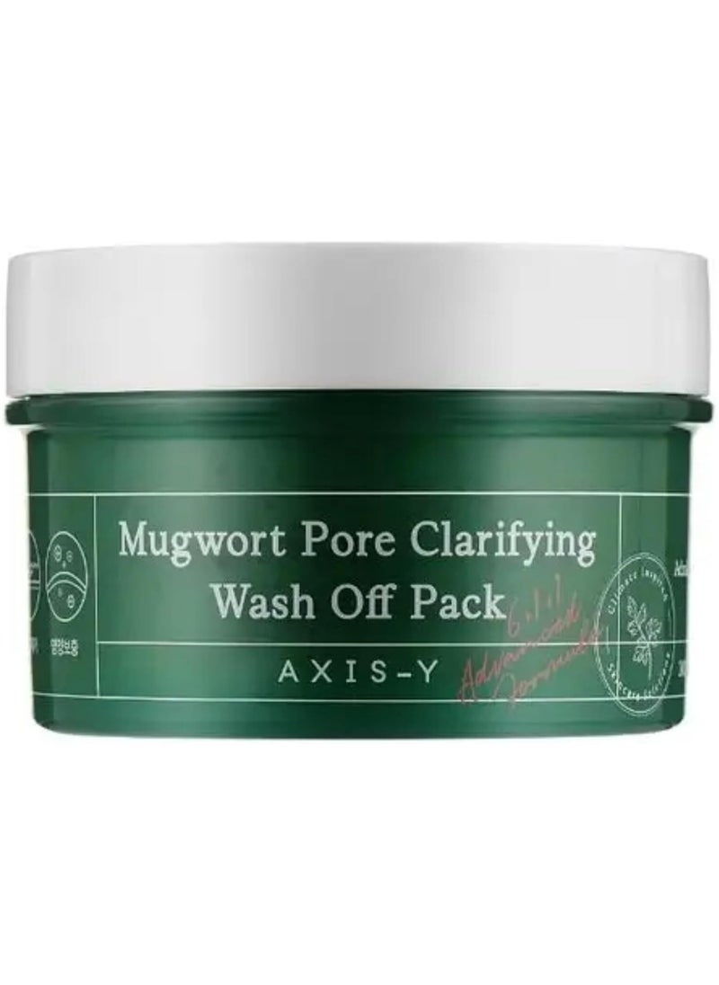 AXIS-Y - AXIS-Y Mugwort Pore Clarifying Wash Off pack 100ml - Image 1