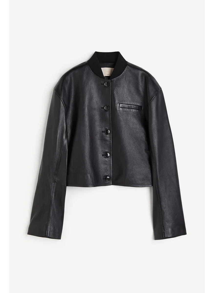 اتش اند ام Leather Jacket