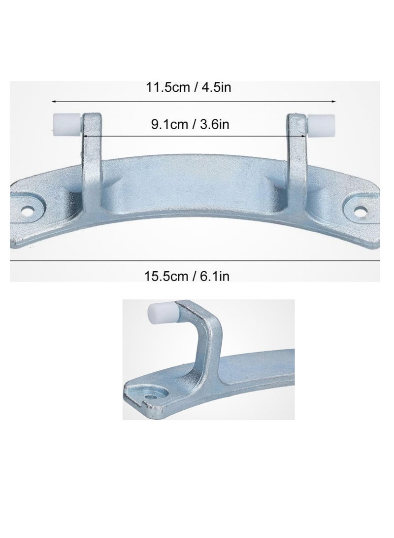 Generic Sleet Washing Machine Door Buckle, Universal Suitable Aluminum Alloy Washer Door Hinge Easy Installation for Front Loading Washing Machine  - Image 3