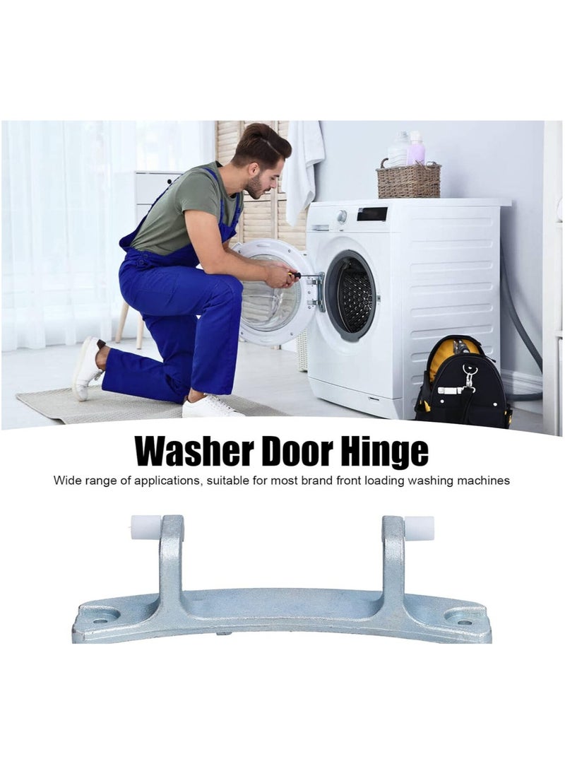 Generic Sleet Washing Machine Door Buckle, Universal Suitable Aluminum Alloy Washer Door Hinge Easy Installation for Front Loading Washing Machine  - Image 4