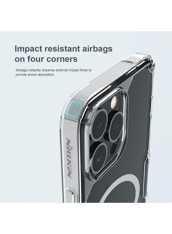 Nillkin Case For iPhone 14 Pro Max Ultra Clear Magsafe PC + TPU Phone Case - Image 5