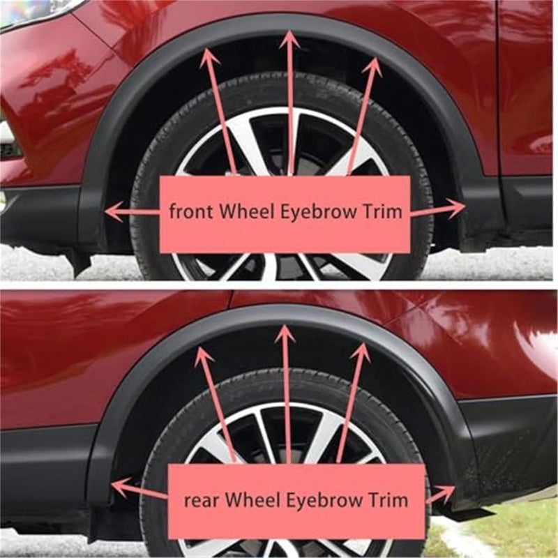 Wivplex Car Wheel Arch Fender Trim for BMW X5 E70 - Image 5