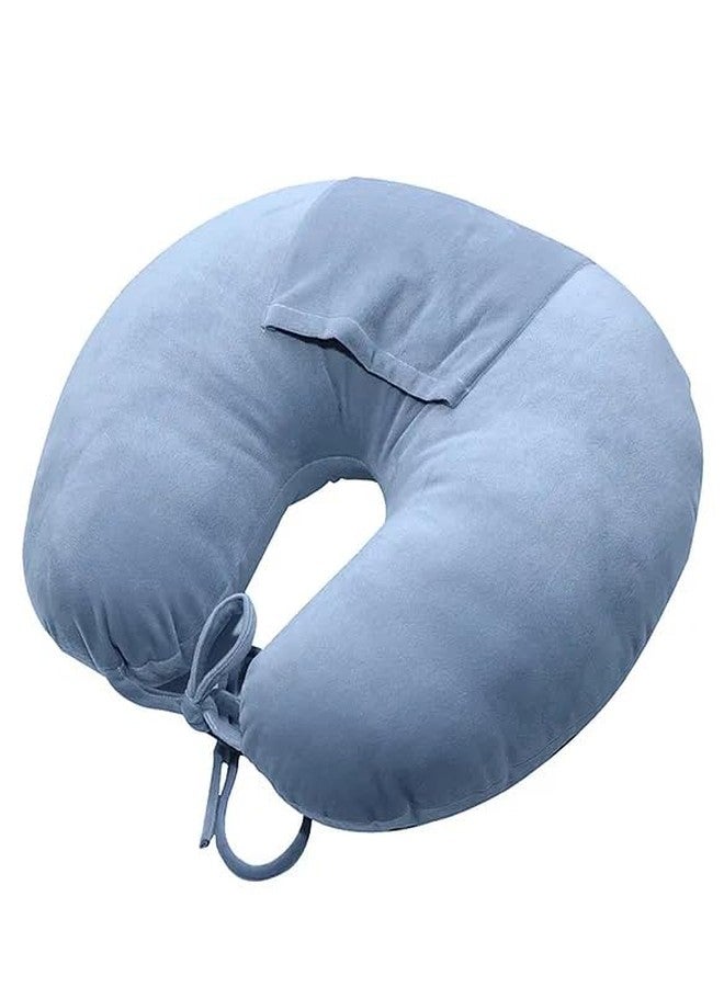 فوي دروب وسادة الرضاعة من فوي دروب للأطفال والأمهات، وسادة رضاعة طبيعية أو صناعية، غطاء قطني ناعم، وسادة دعم مريحة للأم والرضيع، قابلة للغسل ومتينة - (رمادي) - Image 3